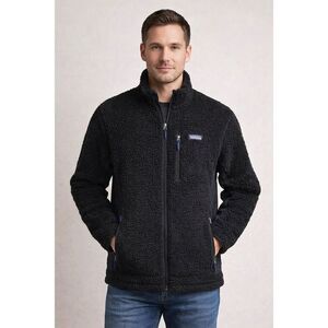 Patagonia R2 Polartec Fleece Jacket Black Full Zip Men’s L
